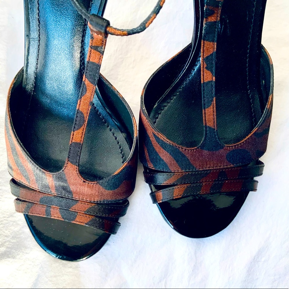 Alex Marie Leopard Print Heels Sz 8 1/2